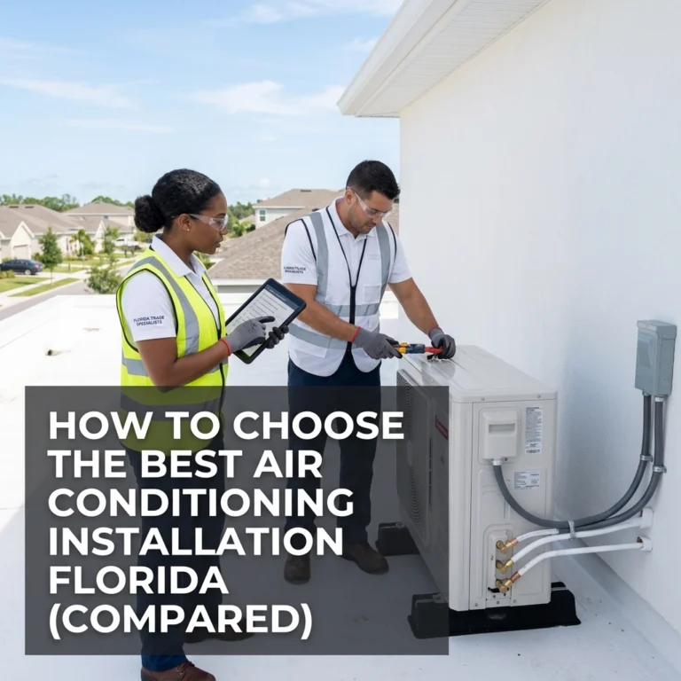 How to Choose the Best Air Conditioning Installation Florida (Compared)